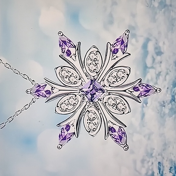Purple snowflake set - Picture 6 of 6